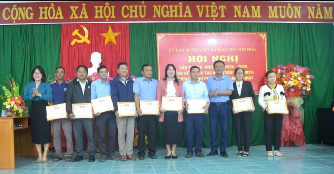 Sơn Hoà: Tổ chức Hội nghị Uỷ ban MTTQ Việt Nam huyện lần thứ Ba, khoá XIII, nhiệm kỳ 2024 - 2029